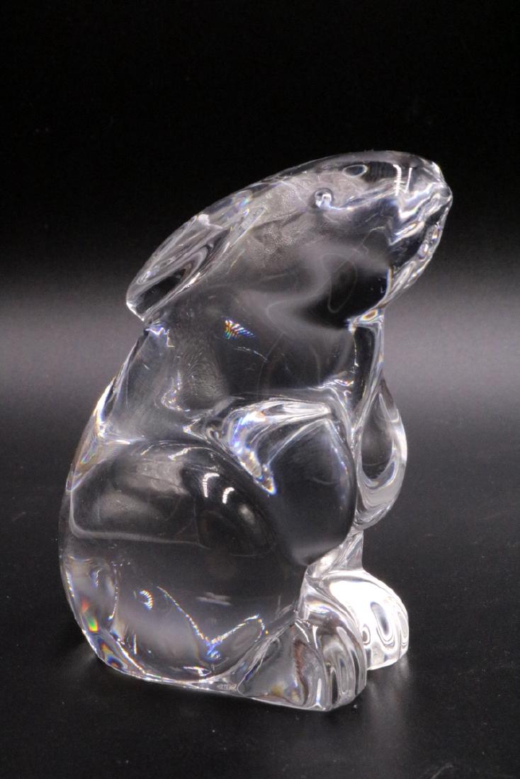 Baccarat Crystal Rabbit Figure (1 of 4)