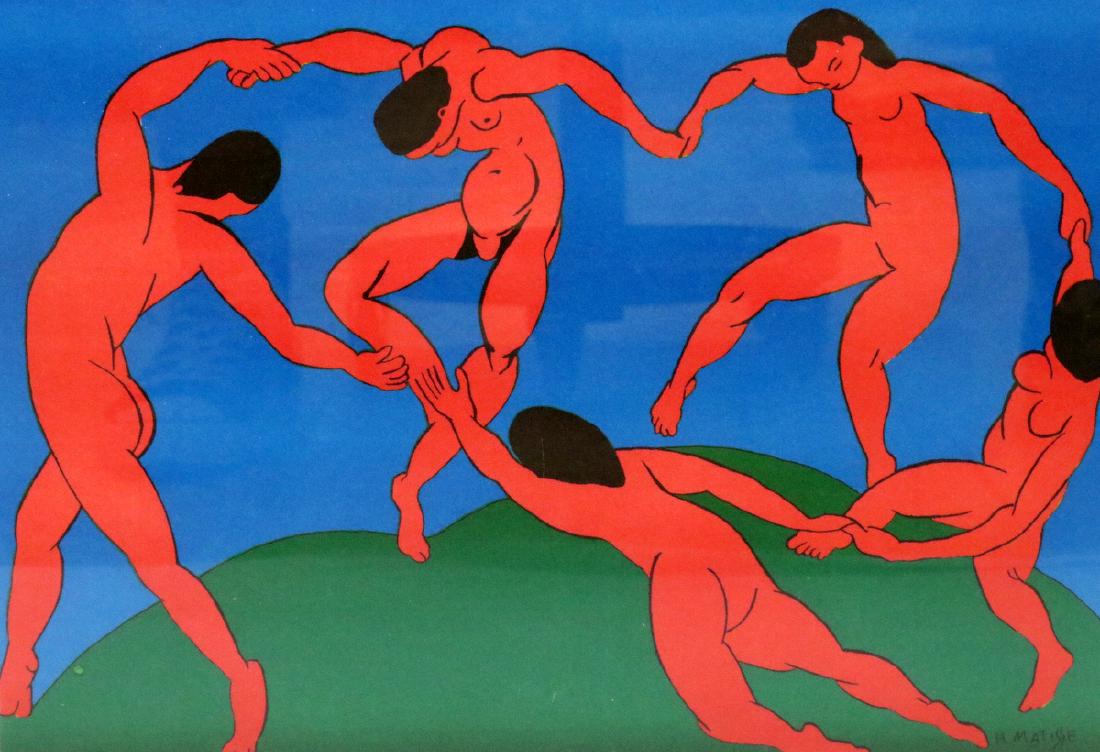 Henri Matisse (French 1869-1954) "The Dance" Serigraph (1 of 7)