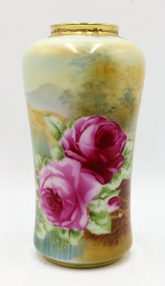 Nippon Hand Painted Porcelain Vase (1 of 3)