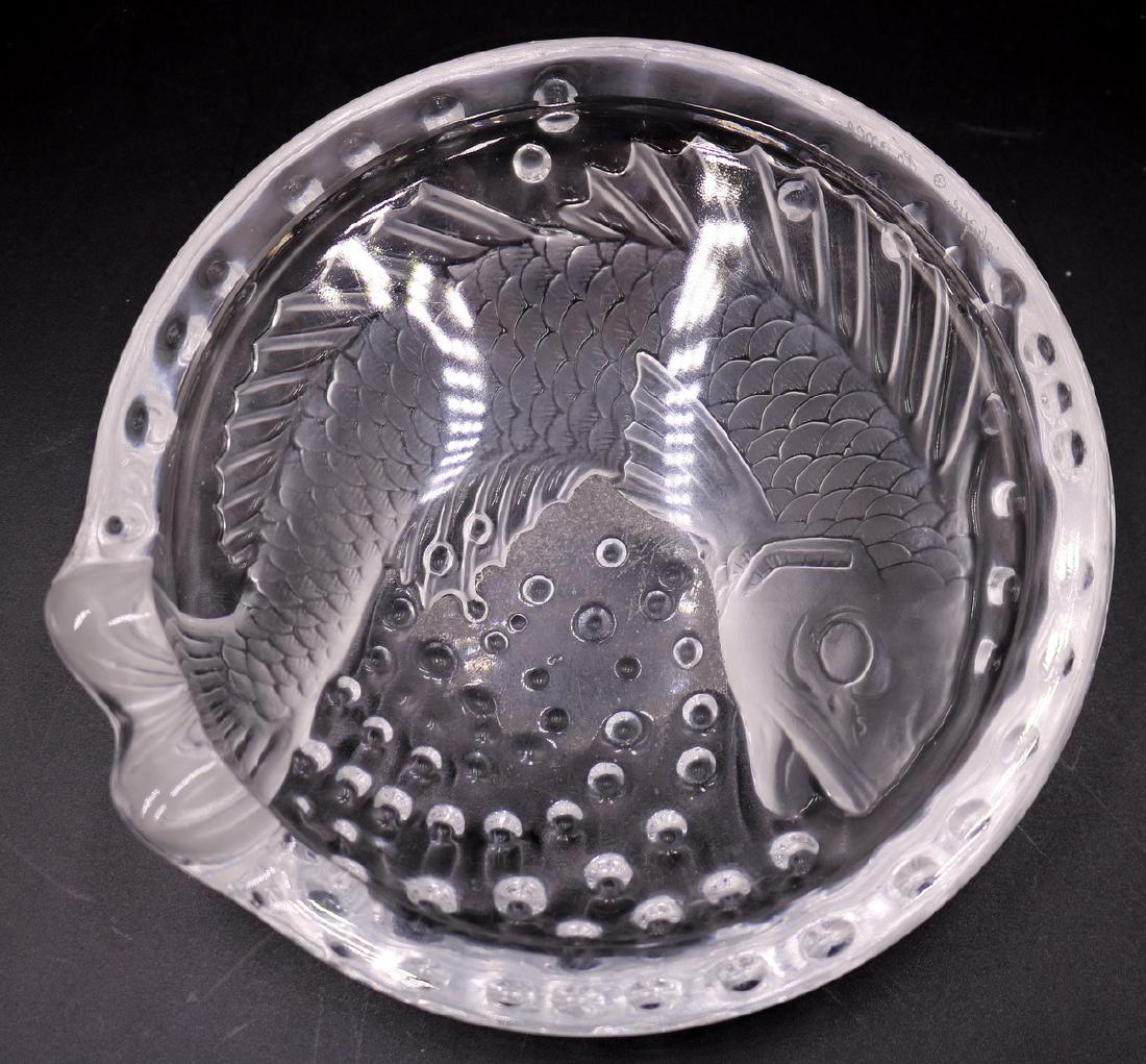 Lalique "Conarneau" Crystal Cigar Ashtray (1 of 4)