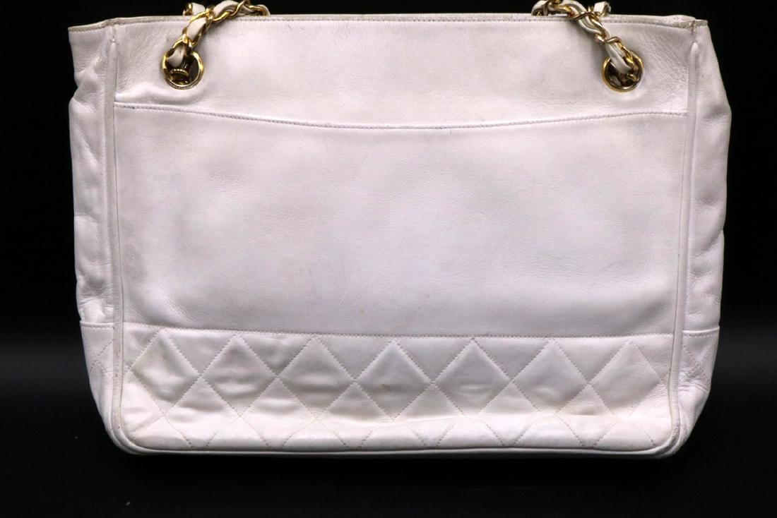 Chanel White Leather Purse (1 of 4)