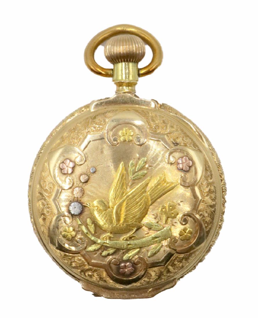 Antique Seth Thomas 14Kt Tri-Color Men's Pocket Watch (1 of 7)