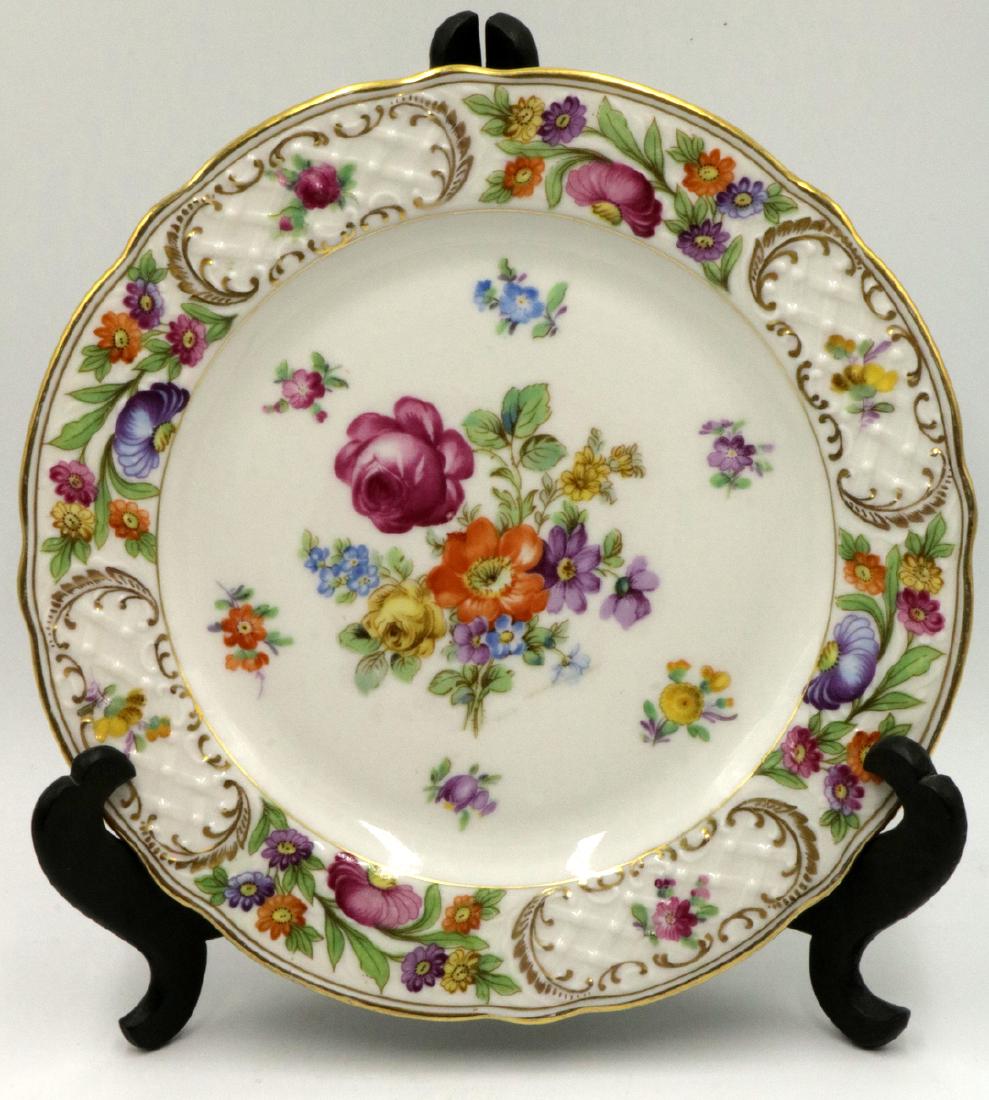 13 Pc. Schumann Bavaria Germany Porcelain Salad Plates (1 of 4)