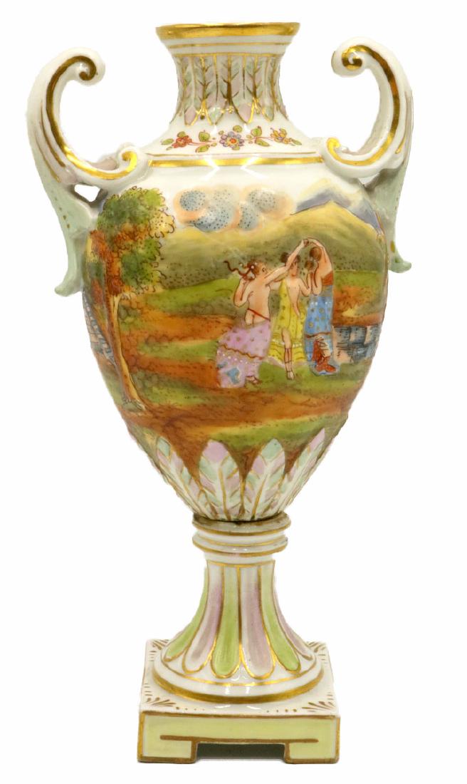 Rare Meissen by Carl Thieme Hand Painted Porcelain Urn (1 of 7)