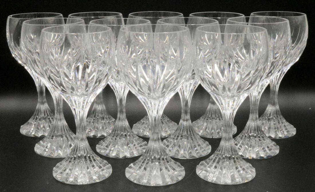 12 Pc. Baccarat "Massena" Crystal Water Goblets (1 of 6)