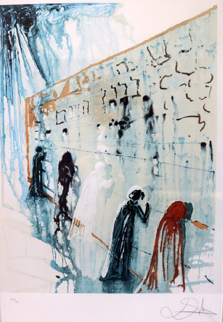 Salvador Dali "The Wailing Wall" Lithograph (1 of 7)