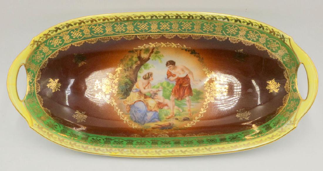German Bavarian Hand Painted Porcelain Serving Tray (1 of 4)