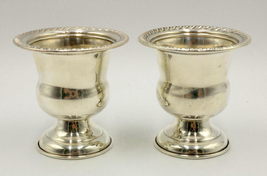 Pair of Kabco Sterling Footed Cups (1 of 3)