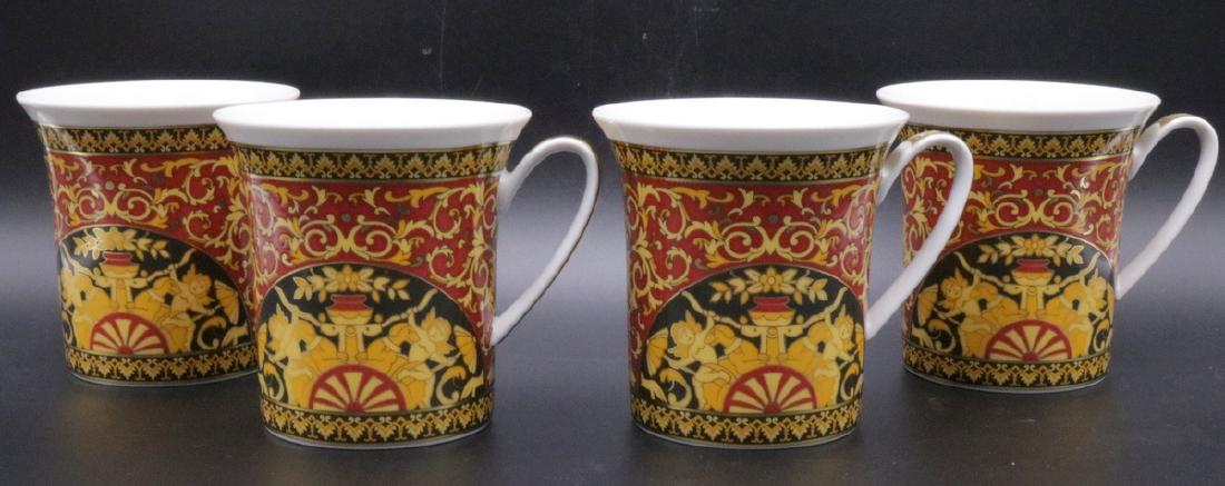 4 Pc. Rosenthal Versace "Medusa" Porcelain Mugs (1 of 4)