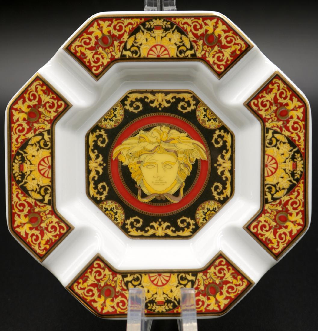 Rosenthal Versace "Medusa" Porcelain Ashtray (1 of 4)
