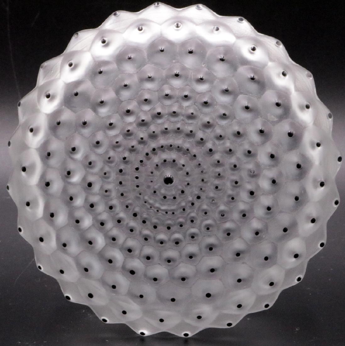 Lalique "Cactus" Crystal Powder Box "Top" (1 of 3)