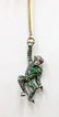 European 19th C. Gold & Sterling Monkey Pin - 3