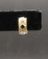 14Kt YG Sapphire & Diamond Huggie Earrings - 2