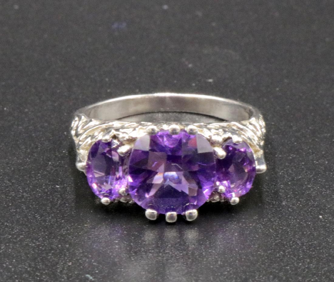 14Kt WG Amethyst Ring (1 of 2)