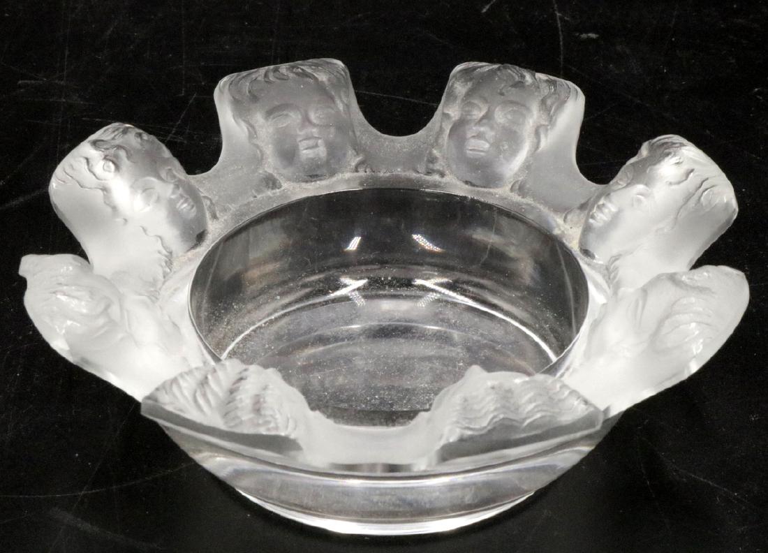 Lalique "St. Nicholas" Crystal Ashtray