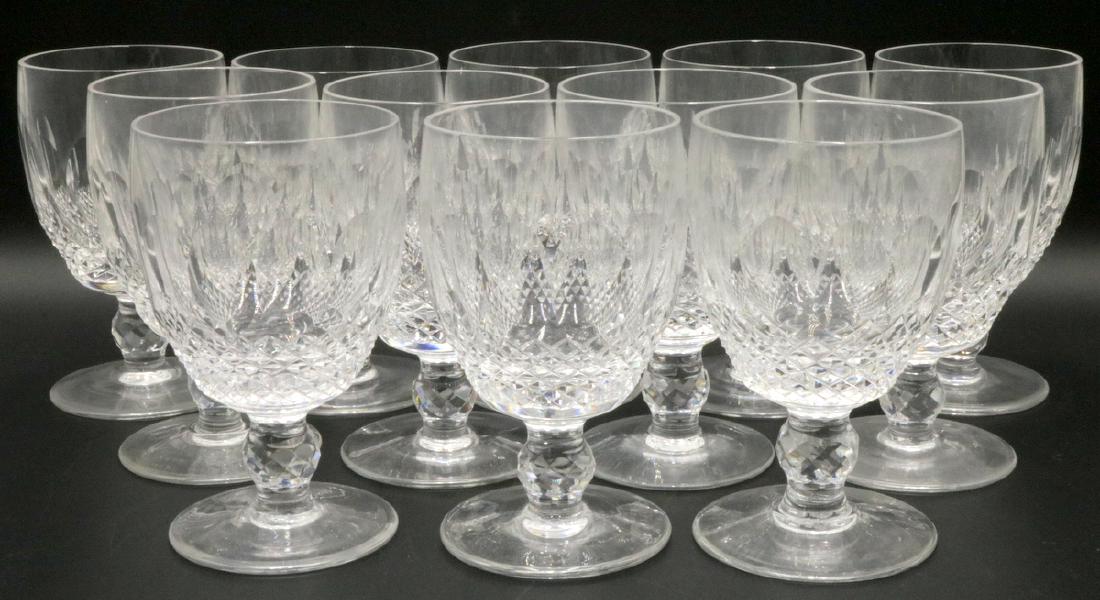 12 Pc. Waterford "Colleen" Crystal Water Goblets (1 of 3)
