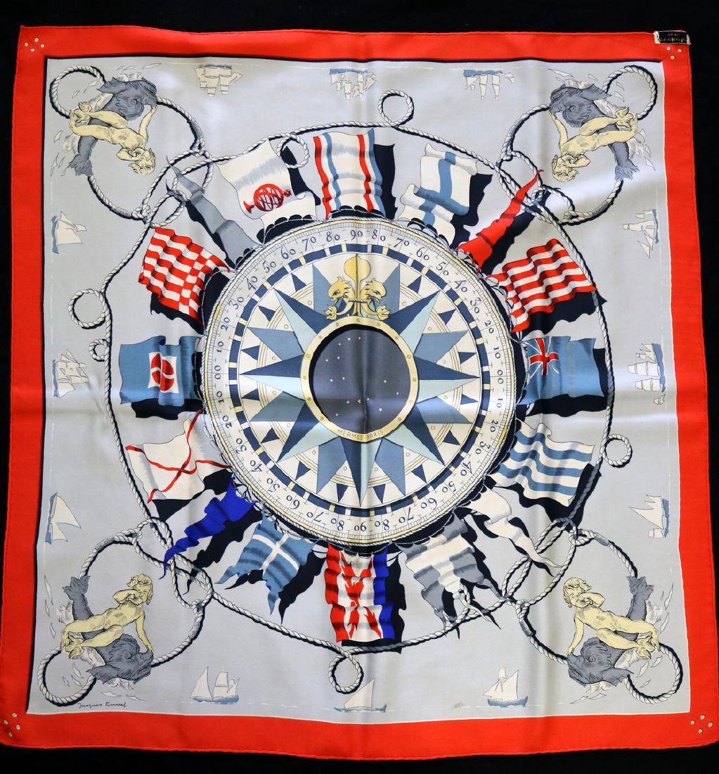 Hermes 100% Silk Scarf (1 of 6)