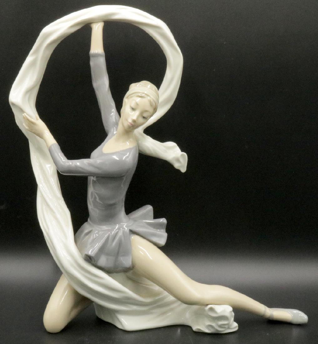 Nao by Lladro "Dancer with Veil" Porcelain Figure (1 of 4)