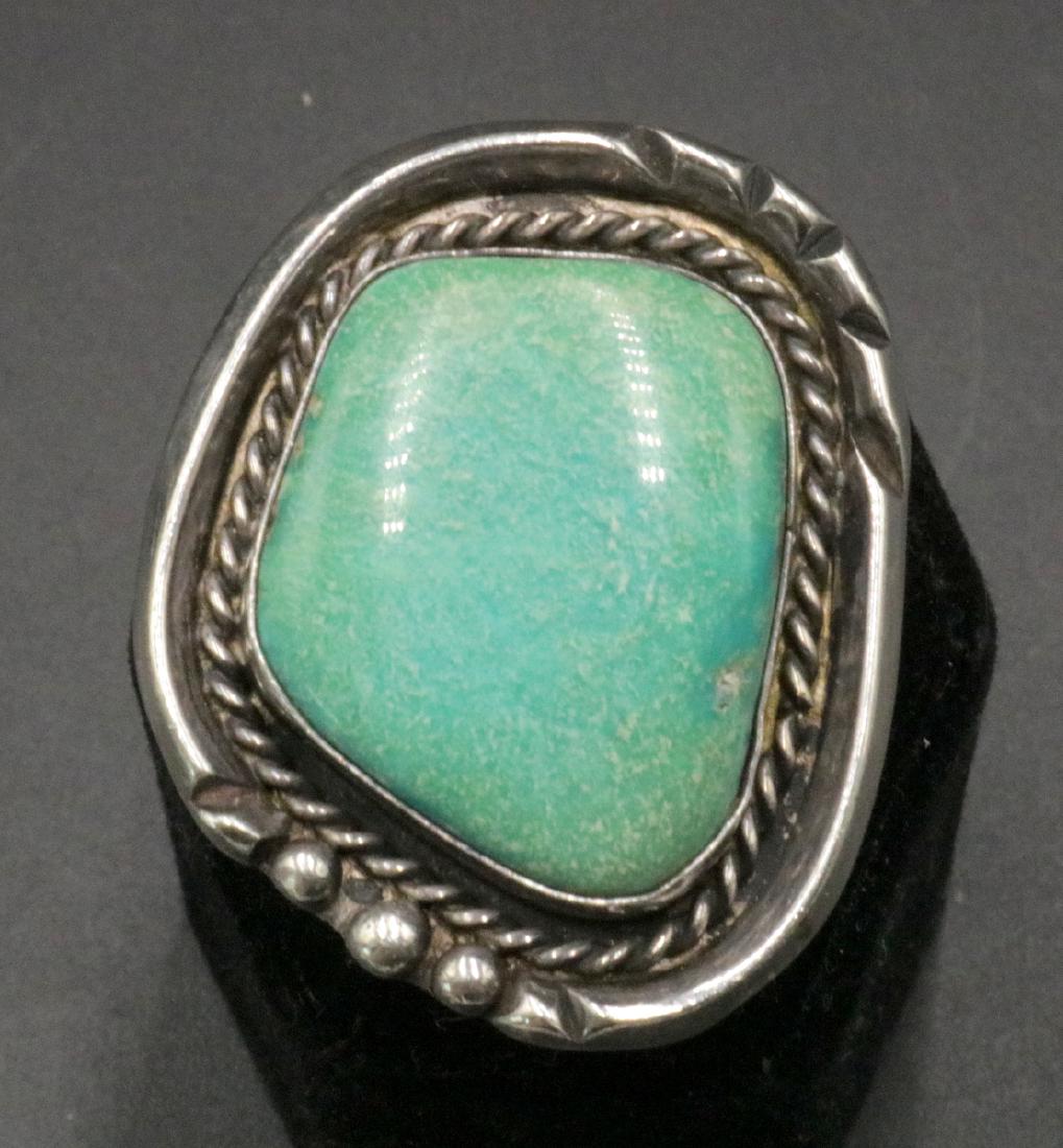 Aventurine Sterling Ring (1 of 2)