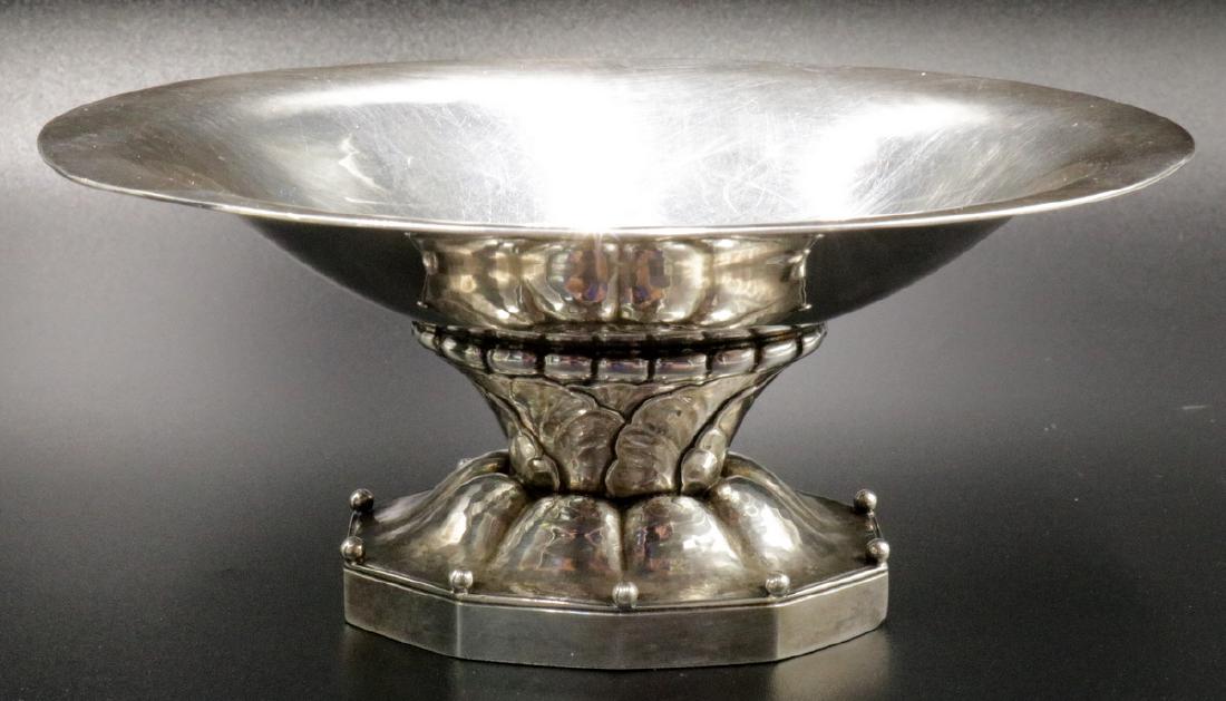 Georg Jensen Denmark Sterling Oval Footed Bowl (1 of 3)