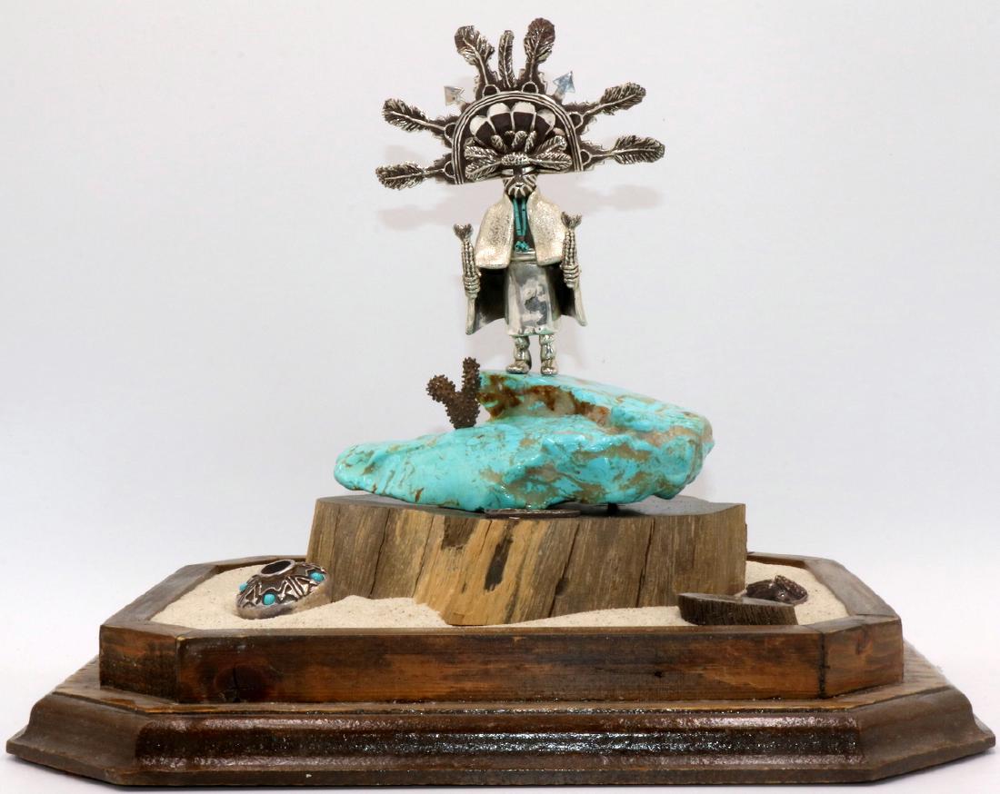 Rare Carol Sues "Palhik Mana" Sterling & Turquoise (1 of 7)