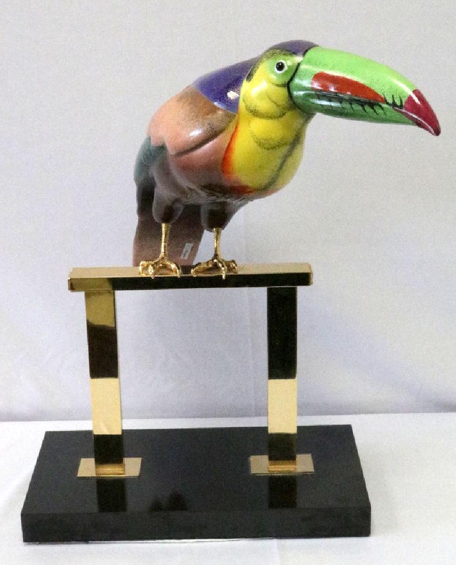 Mangani Porcelain Toucan for Oggetti Italy Sculpture (1 of 5)