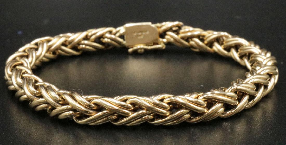 Vintage Tiffany & Co. 14Kt YG Chain Bracelet (1 of 3)