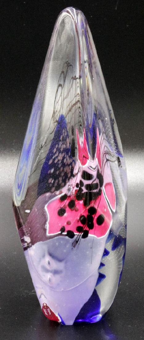Signed Art Glass Paperweight (1 of 3)