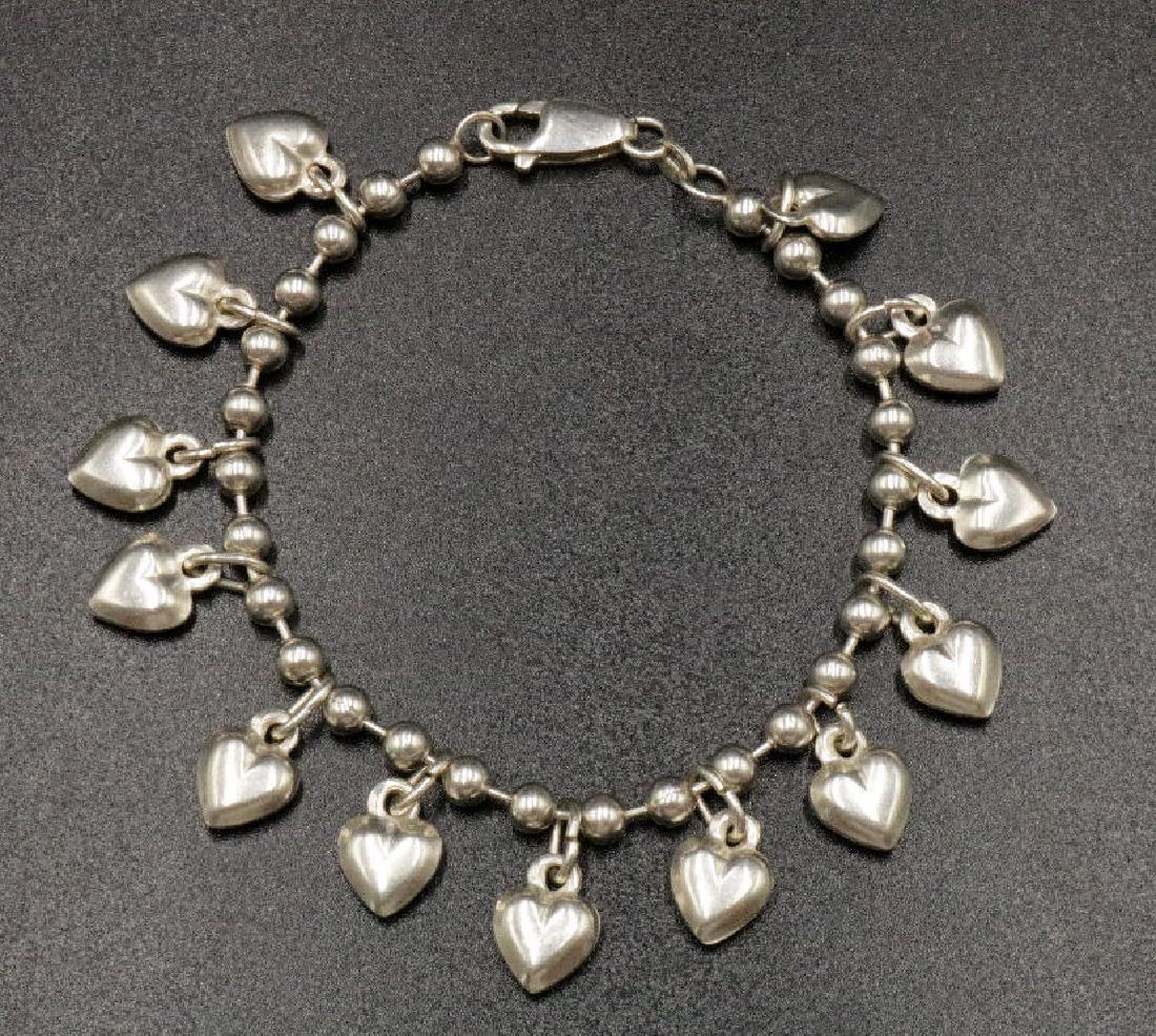 Sterling Heart Charm Bracelet (1 of 3)