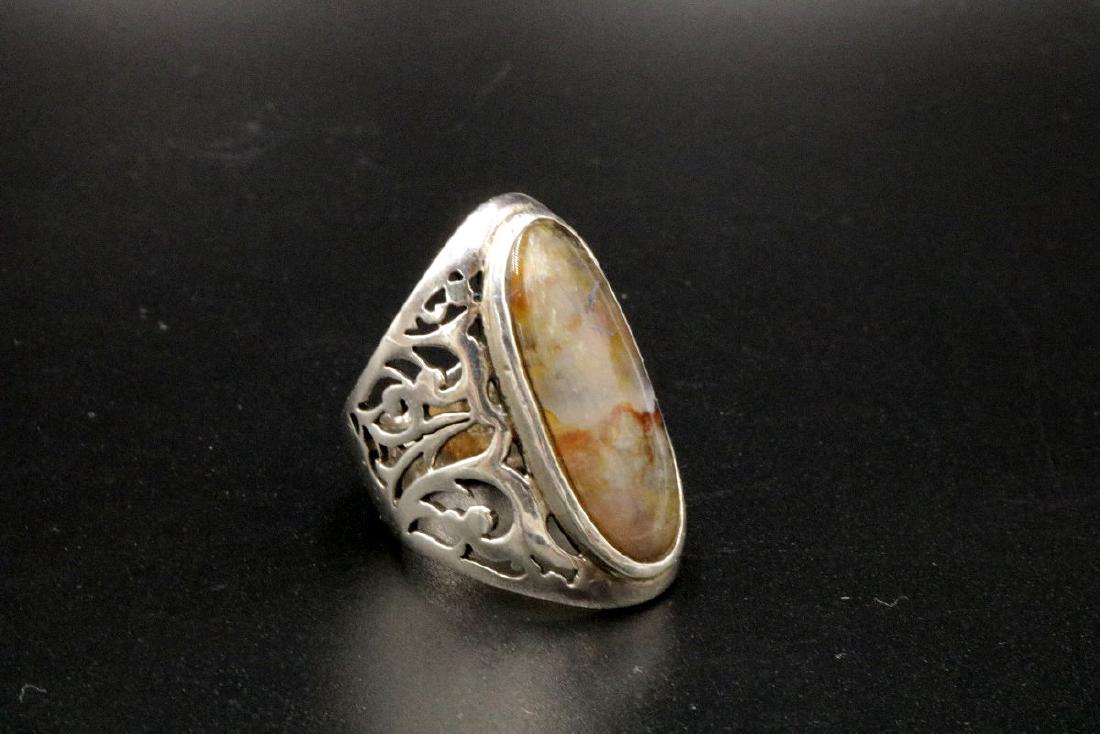 GFJ Sterling Semi-Precious Stone Ring (1 of 2)