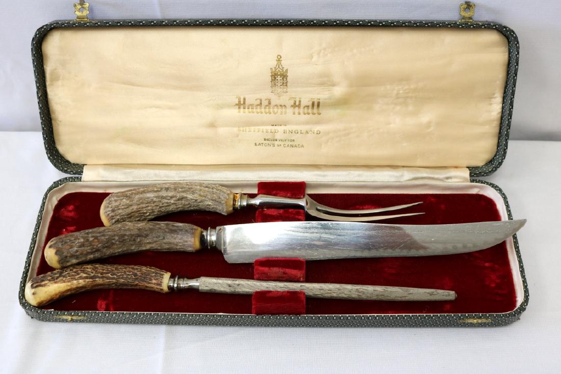 Haddon Hall Sheffield England Meat Carving Set (1 of 2)