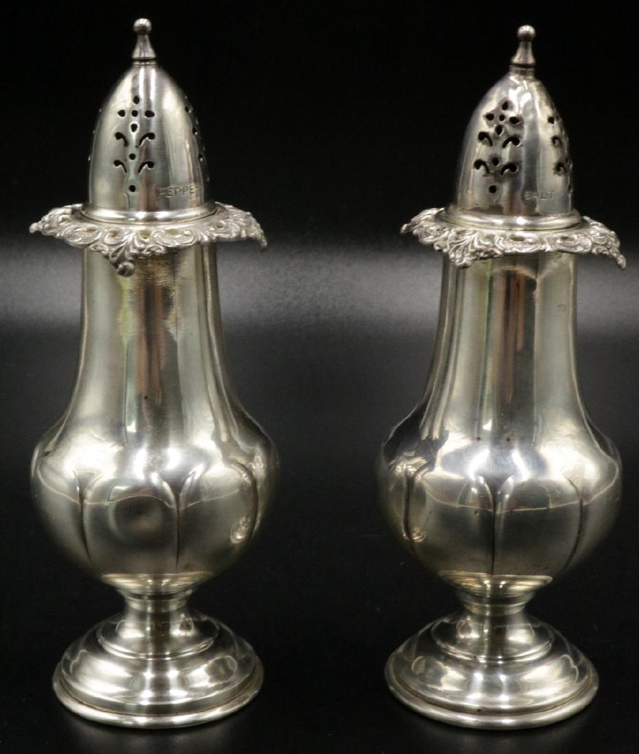 Wallace "Grande Baroque" Sterling Salt & Pepper Shakers