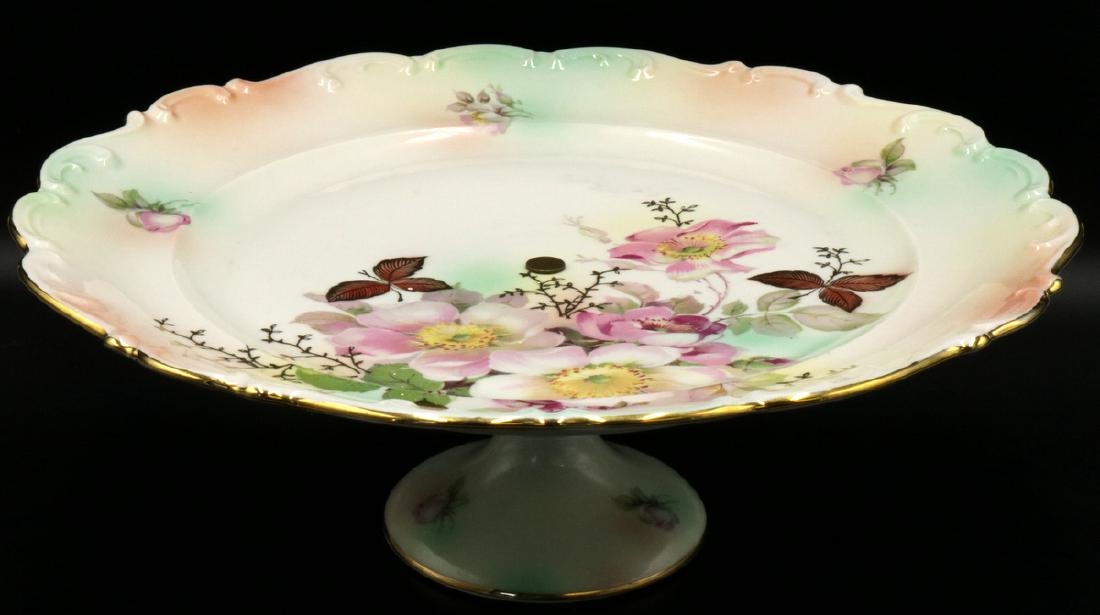 Schumann Arzberg German Hand Painted Porcelain Compote (1 of 4)