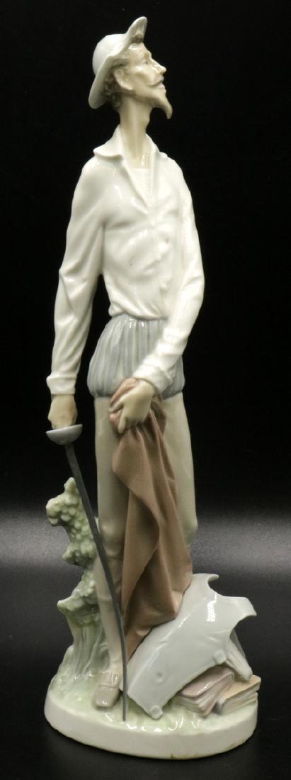 Lladro "Quixote Standing Up" #4854 Porcelain Figure (1 of 5)