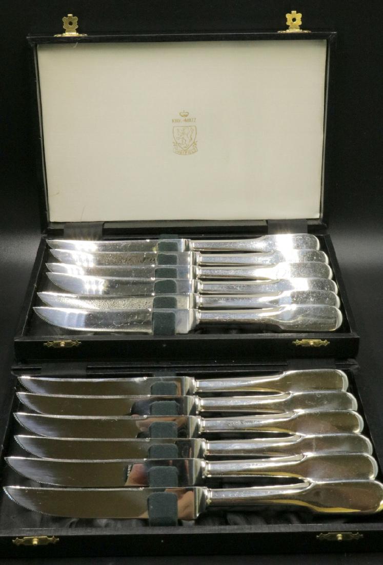 12 Pc. Kirk & Matz Sheffield Steak Knives (1 of 3)