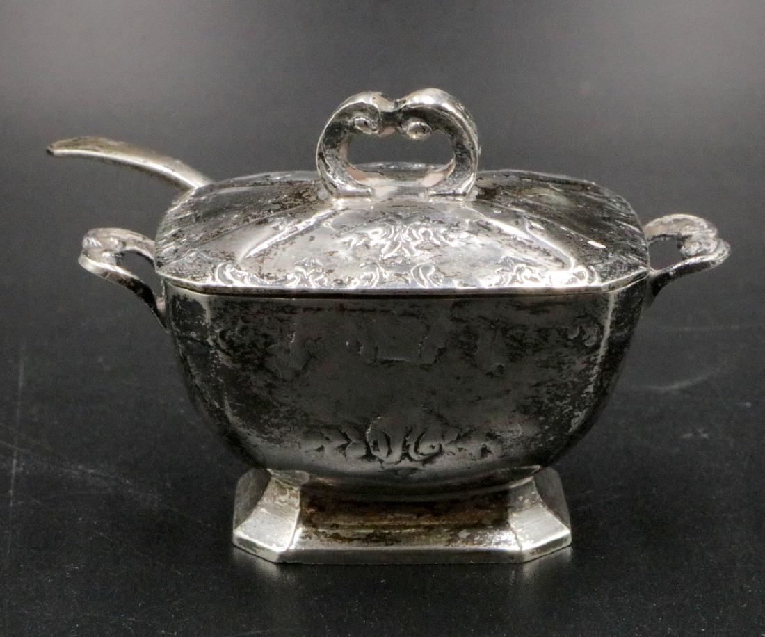 Hand Made Sterling Miniature Vegetable Bowl (1 of 4)