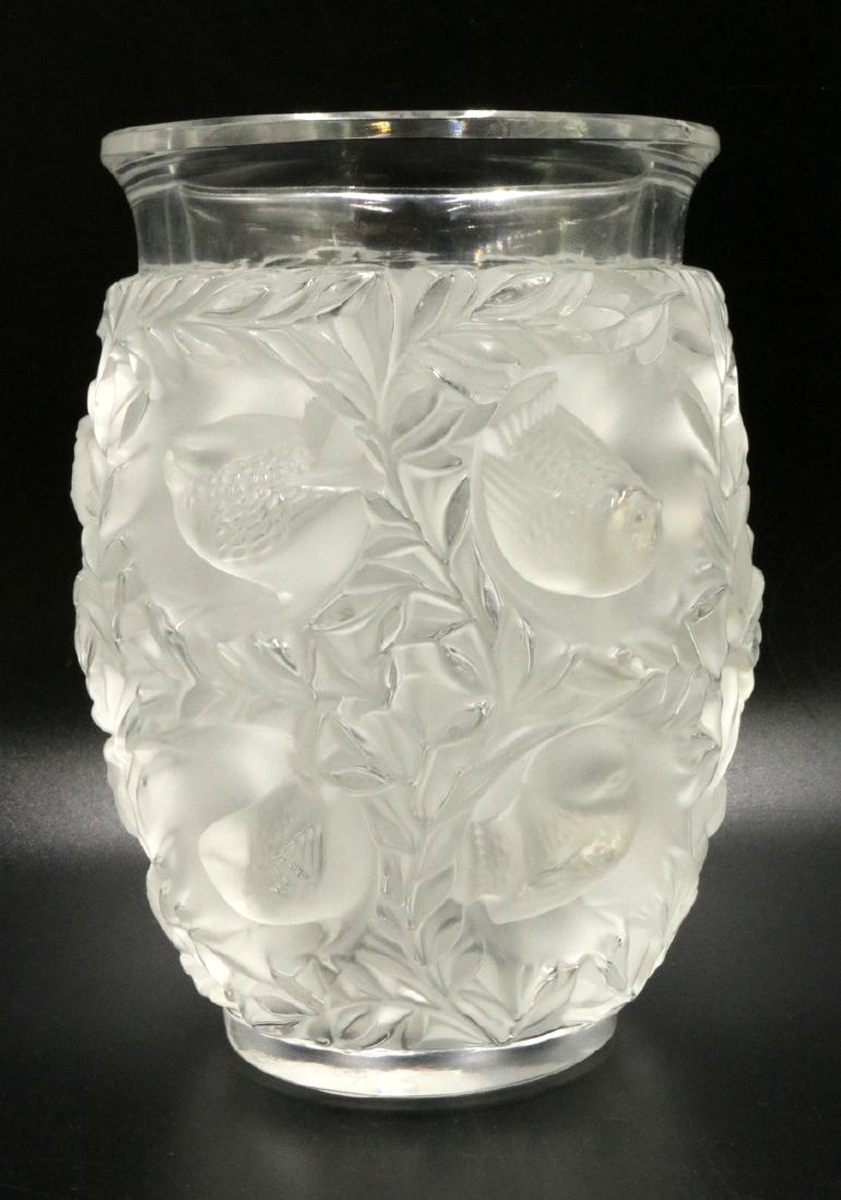 Lalique "Bagatelle" Crystal Vase (1 of 3)
