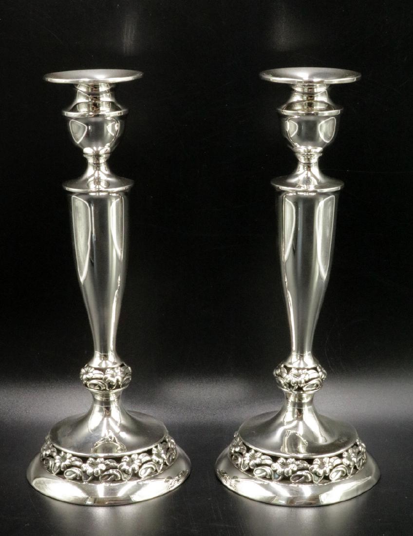 Mueck Carey Co. Sterling Silver Candle Sticks (1 of 4)