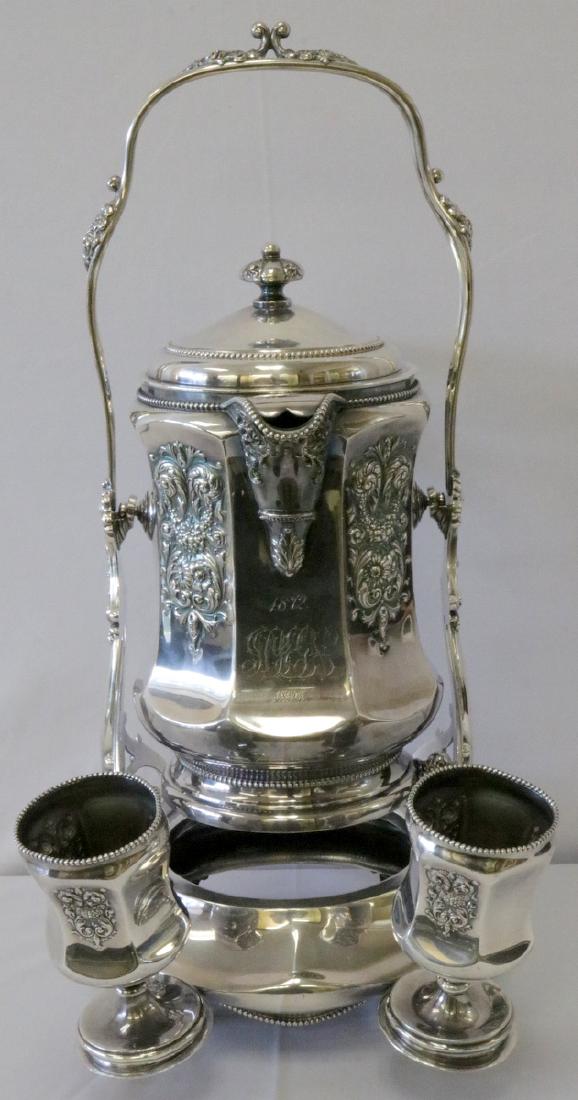 Antique Meriden B. Co. Silver Plated Ice Water Pitcher (1 of 8)