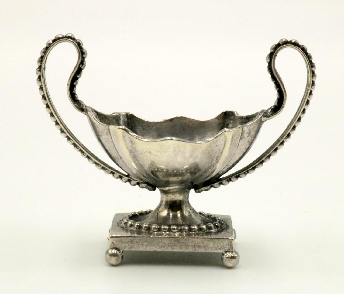 Miniature Sterling Hand Made Handled Centerpiece (1 of 3)