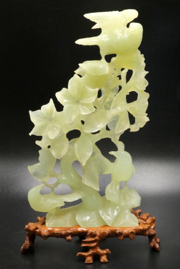 Chinese Carved Jade Bird Group (1 of 4)