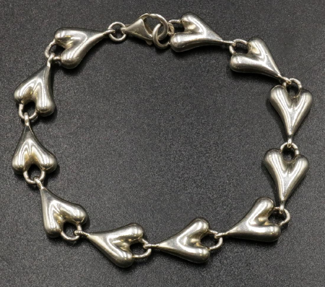 Robert Lee Morris Sterling Heart Bracelet (1 of 2)