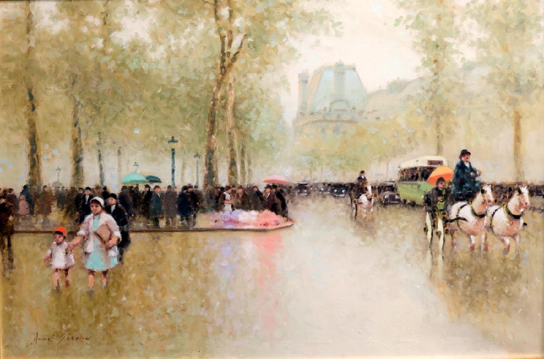 Andre Gisson (American 1921-2003) Oil on Canvas (1 of 9)