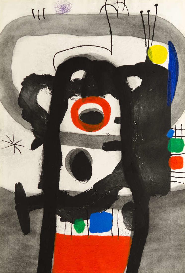 Rare Joan Miro (1893-1983) "L'Enrage" Aquatint (1 of 6)