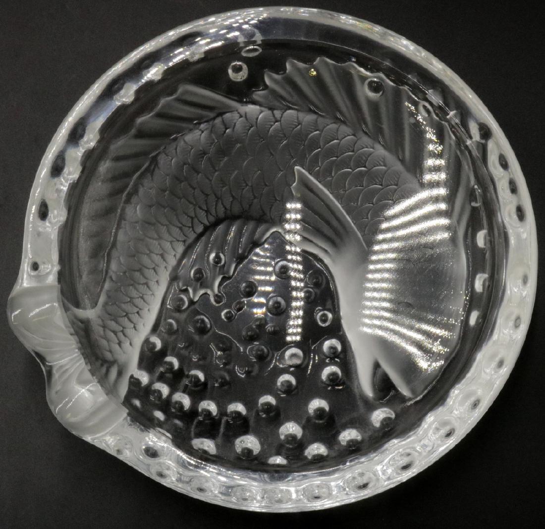 Lalique "Conarneau" Crystal Cigar Ashtray (1 of 3)