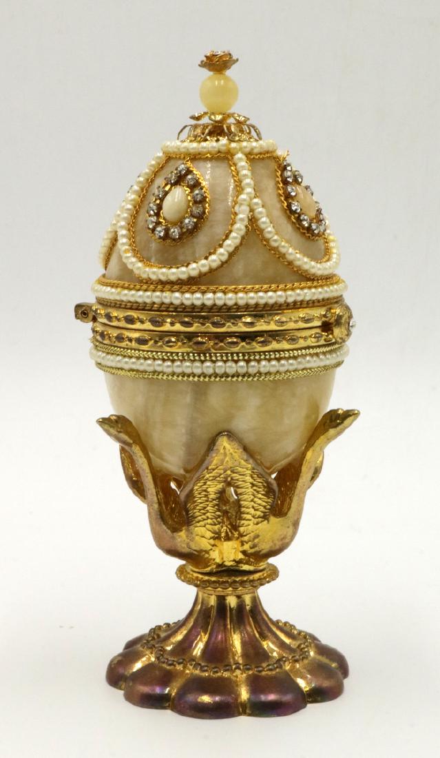 Kings Point Faberge Style Egg Trinket Box (1 of 4)