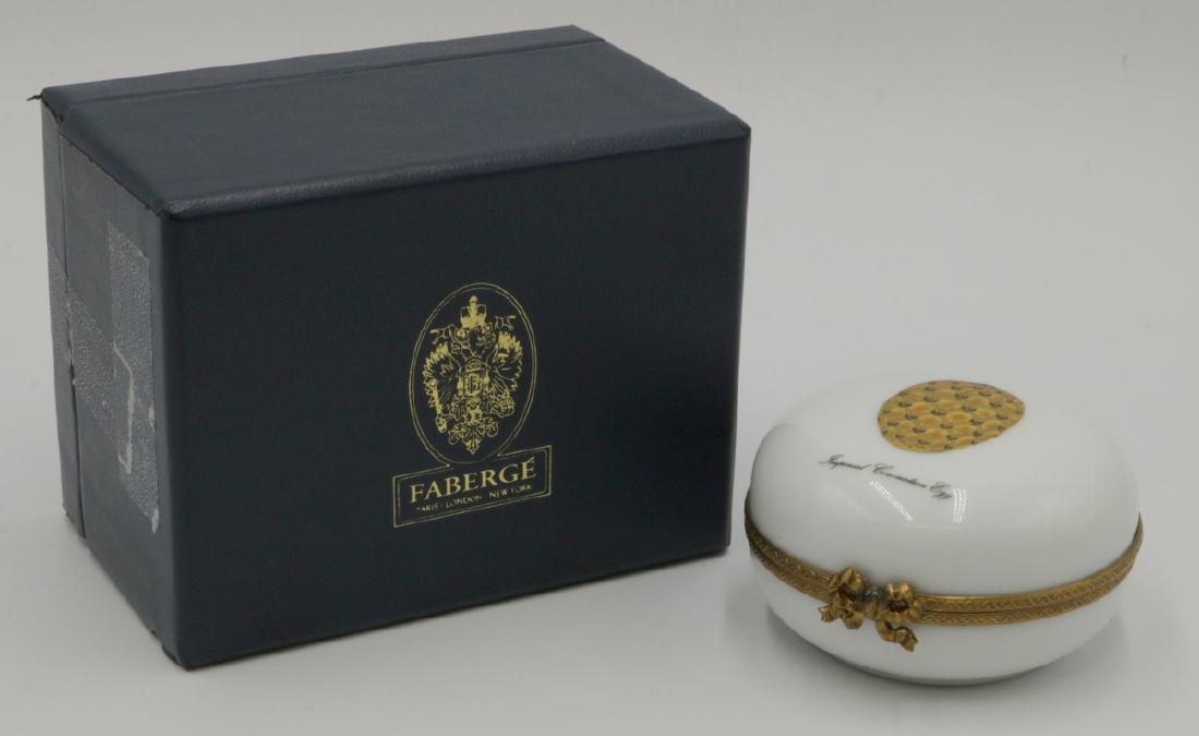 Faberge Limoges France Hand Painted Porcelain Pill Box (1 of 4)