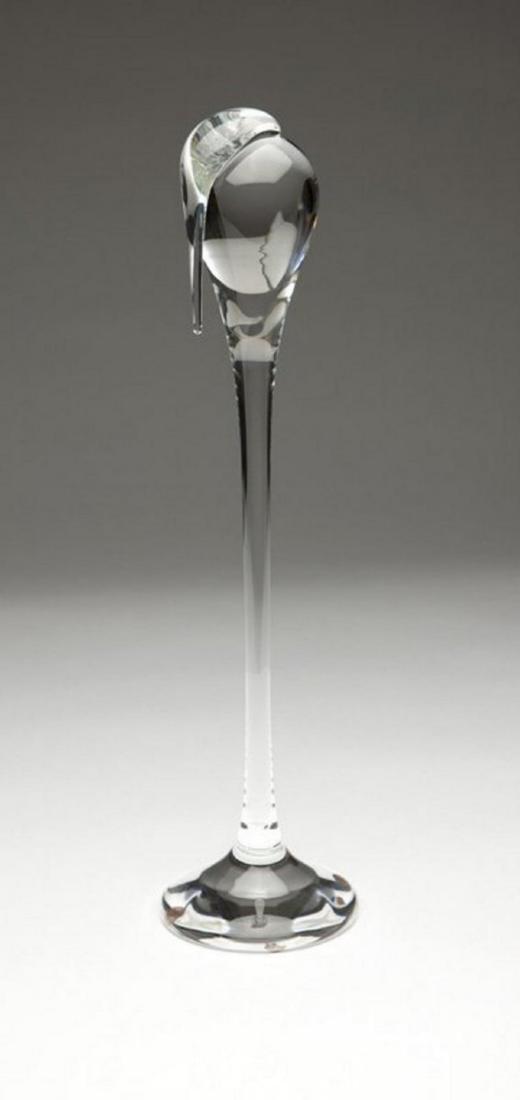 Steuben "Stork" Art Glass Sculpture (1 of 2)