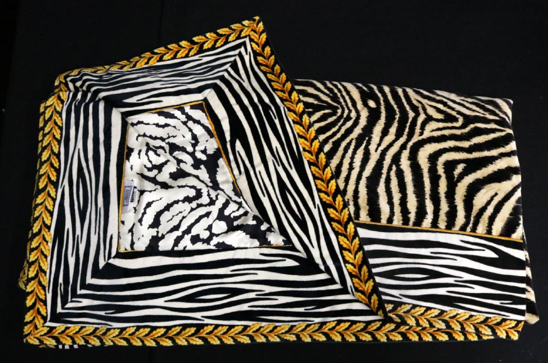 Vintage Gianni Versace Silk Reversible Throw (1 of 5)
