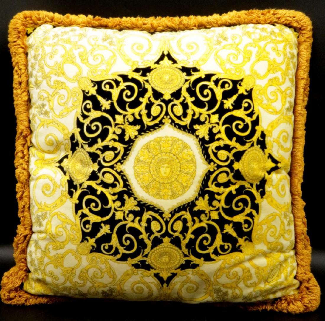 Vintage Gianni Versace Velvet Pillow